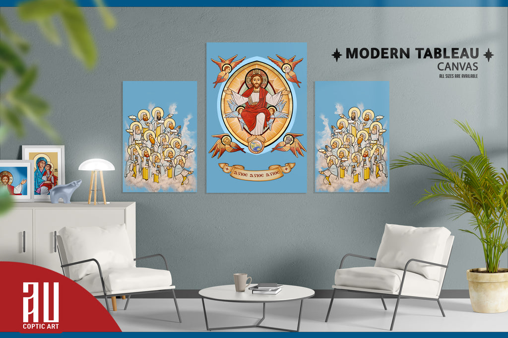 Three pieces Icon / The Heaven image 0