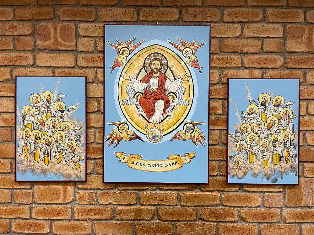 Three pieces Icon / The Heaven image 1
