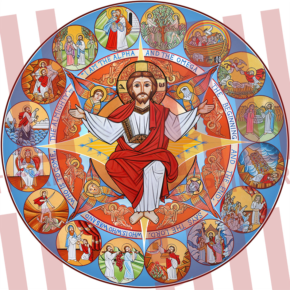 Lord Jesus Round Icon