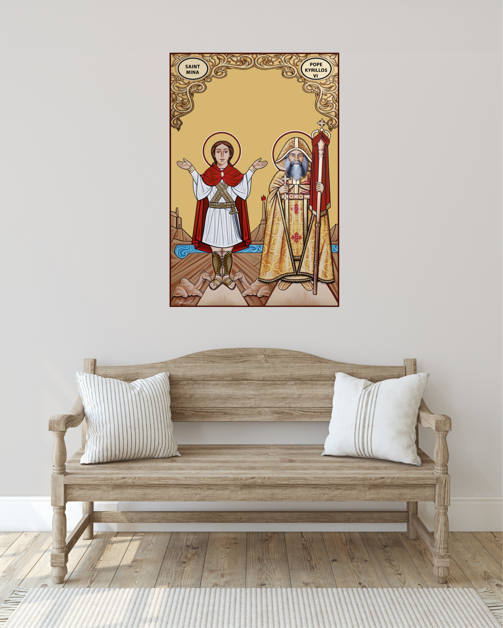 St Mina & Pope Kyrillos 2 image 0