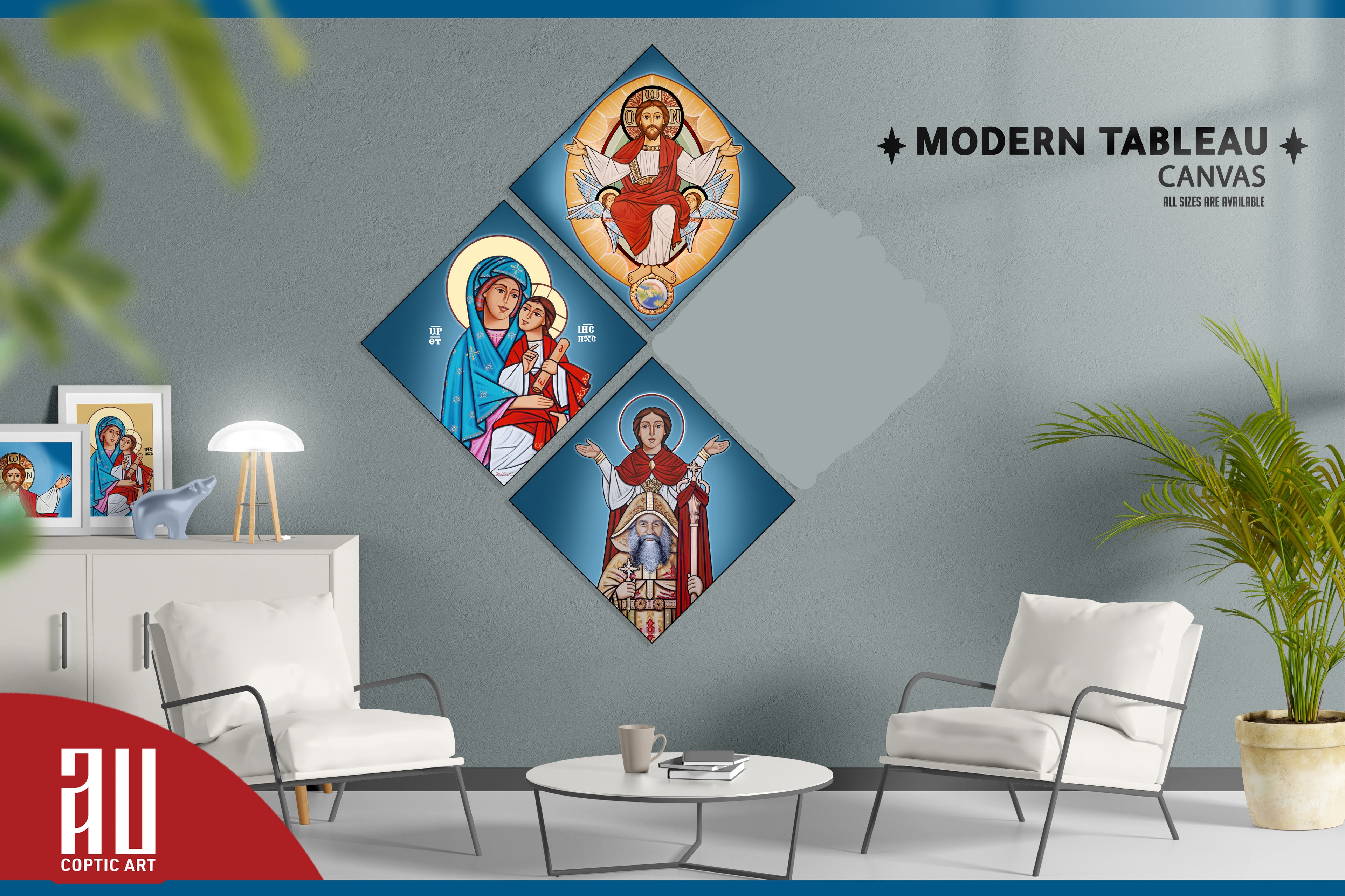 Set of 3 Modern Tableau #1 image 1