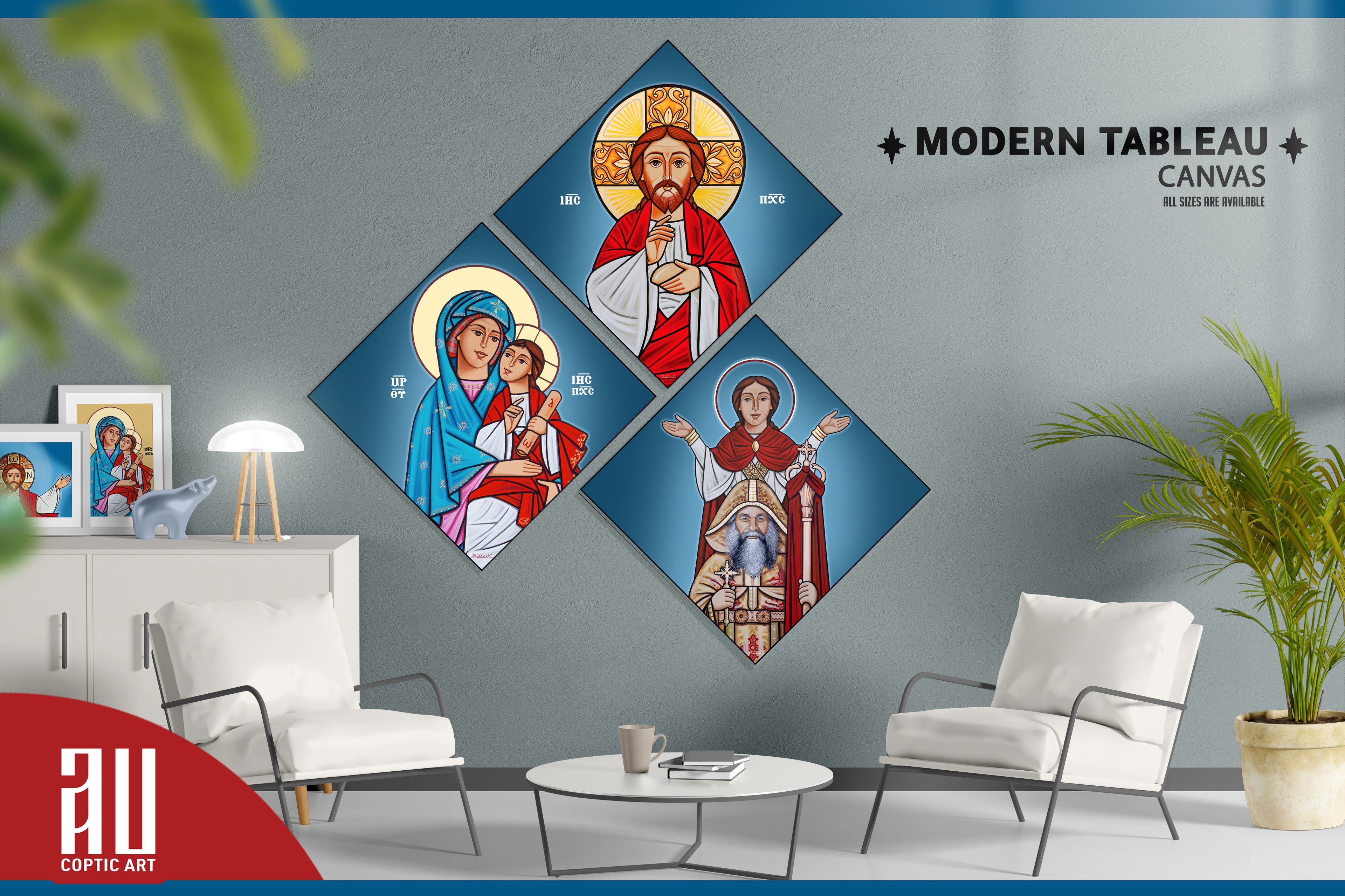 Set of 3 Modern Tableau #2 image 1